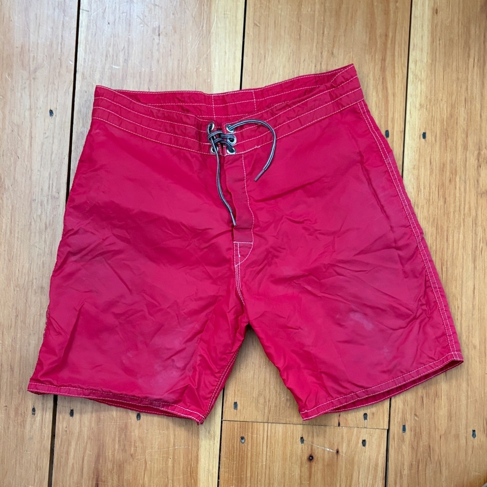 Men's birdwell beach britches Red Swim Shorts size 30